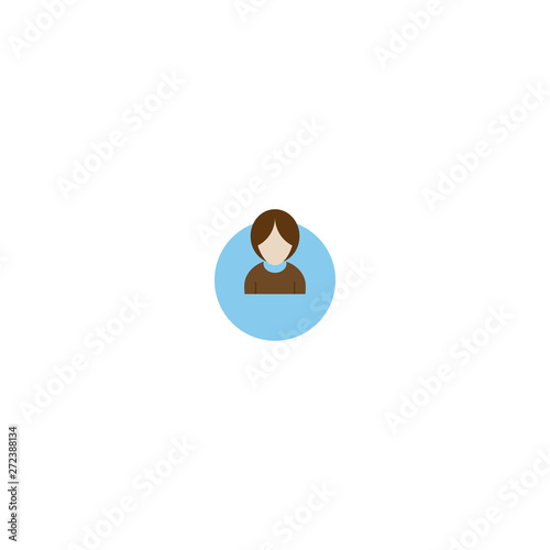 avector women with business avatar profile