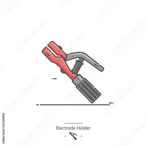 Electrode Holder - Line color icon