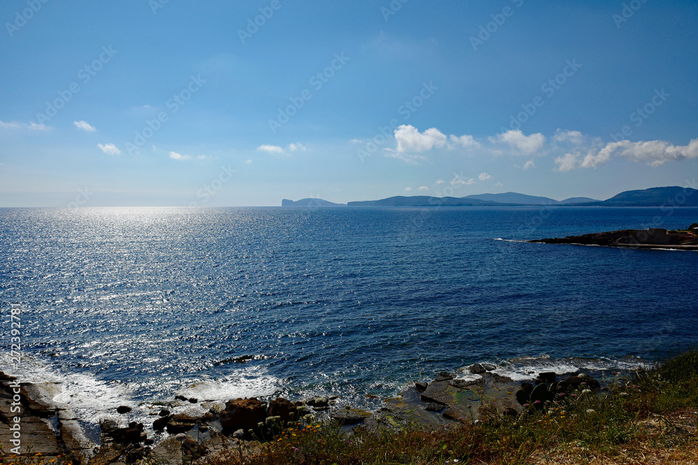 Sardinien Alghero Blick auf Capo Caccia