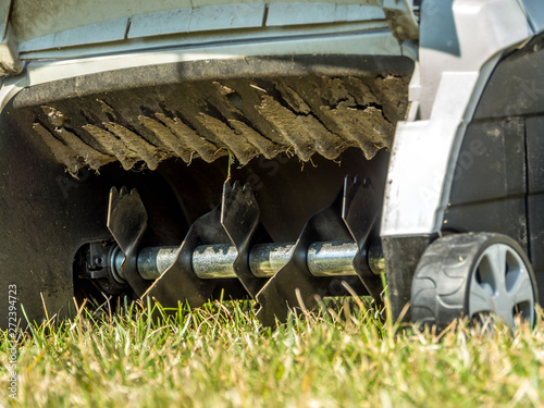 Lawn scarifier photo