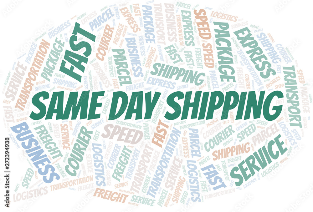 Same Day Shipping word cloud. Wordcloud made with text only. Same Day Shipping word cloud. Wordcloud made with text only.