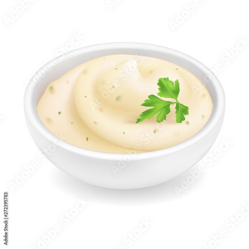 Tartar sauce in a bowl