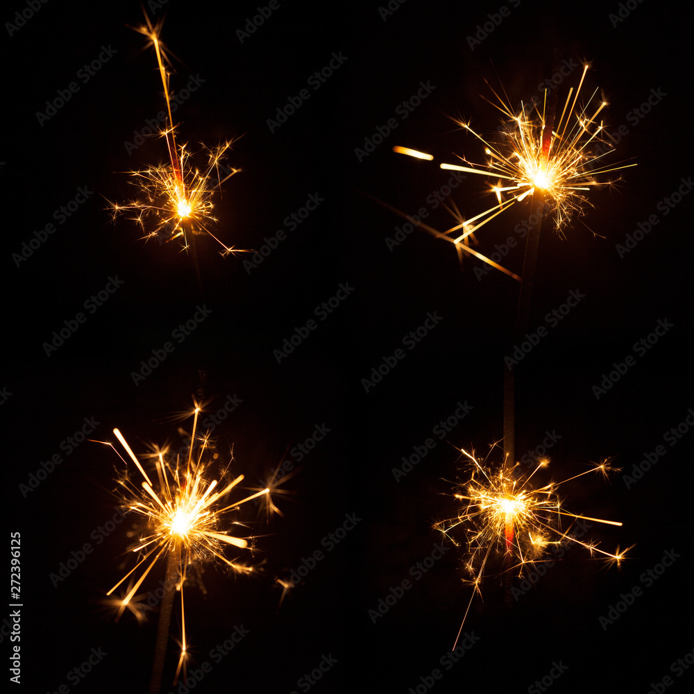 Set of four great sparklers