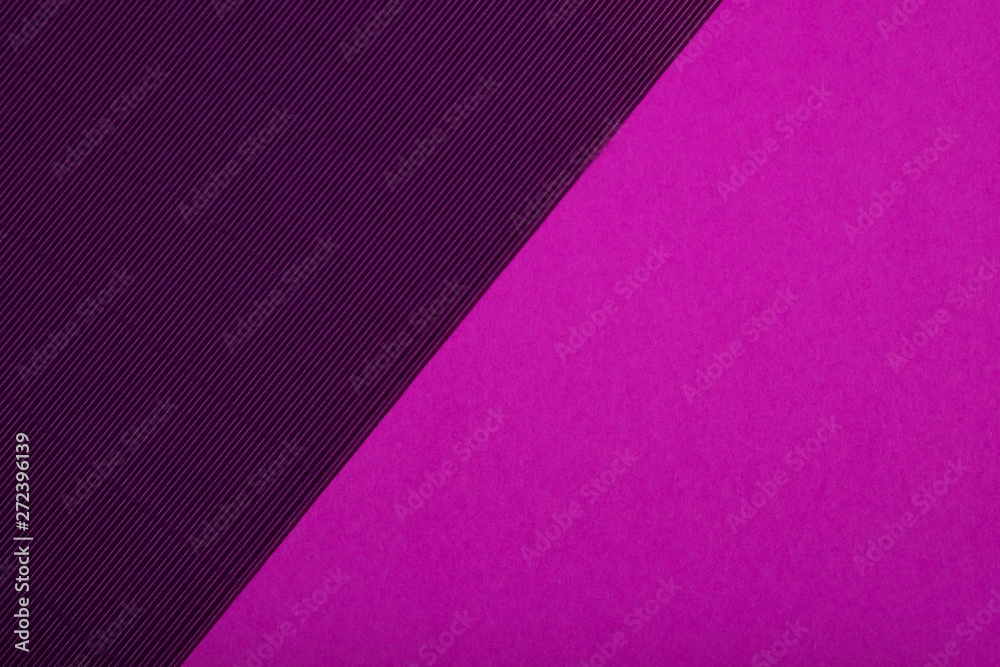 Abstract textured geometric paper purple, pink and violet colors background.