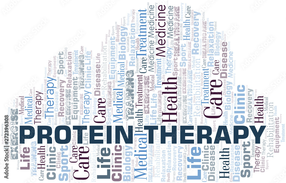 Protein Therapy word cloud. Wordcloud made with text only. Protein Therapy word cloud. Wordcloud made with text only.