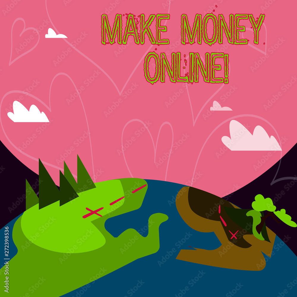 Conceptual hand writing showing Make Money Online. Concept meaning Business Ecommerce Ebusiness Innovation Web Technology Conceptual hand writing showing Make Money Online. Concept meaning Business Ecommerce Ebusiness Innovation Web Technology