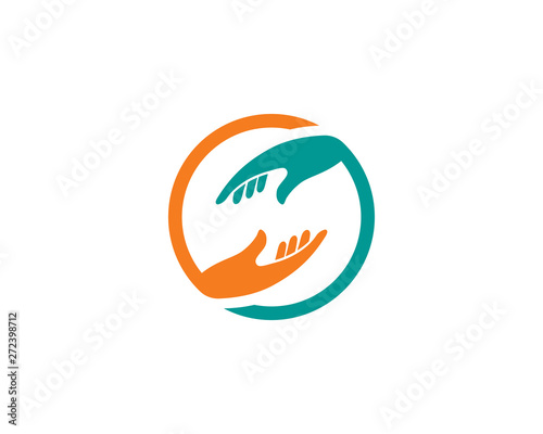 Hand Care Logo Template vector icon illustration design 