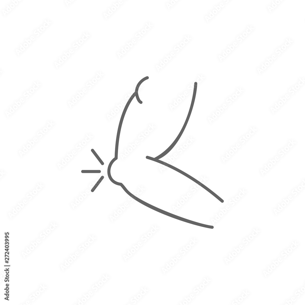 Arm, physiotherapy icon. Element of physiotherapy icon. Thin line icon for website design and development, app development. Premium icon Arm, physiotherapy icon. Element of physiotherapy icon. Thin line icon for website design and development, app development. Premium icon