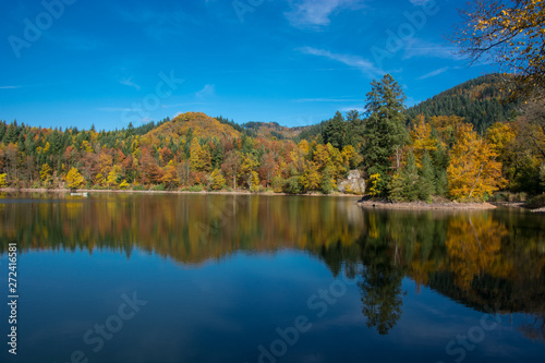 Bergsee  in Bad Säckingen, im Südschwarzwald, Deutschland