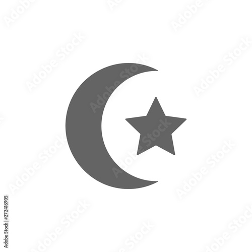 Crescent icon. Element of World religiosity icon. Premium quality graphic design icon. Signs and symbols collection icon