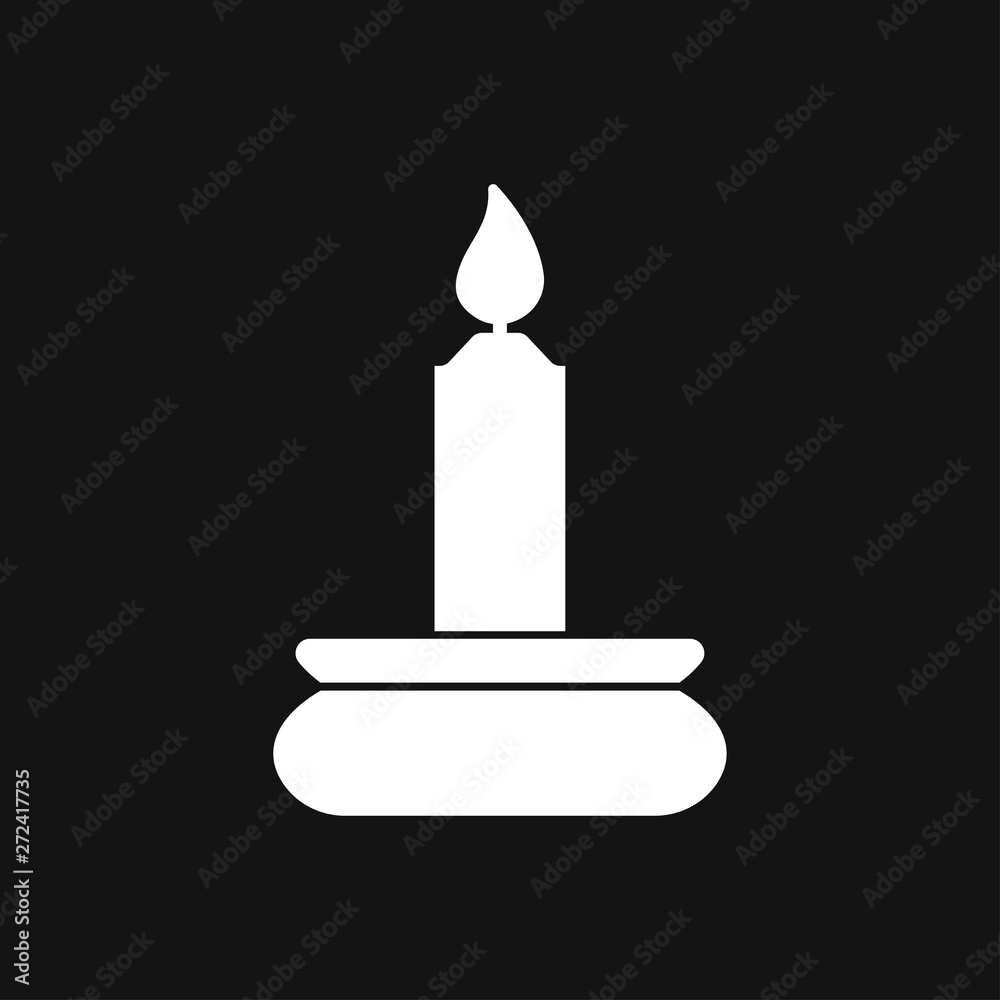 Candle vector icon. Light concept. Can be used for topics like celebration, holiday, decoration. Candles icons Candle vector icon. Light concept. Can be used for topics like celebration, holiday, decoration. Candles icons