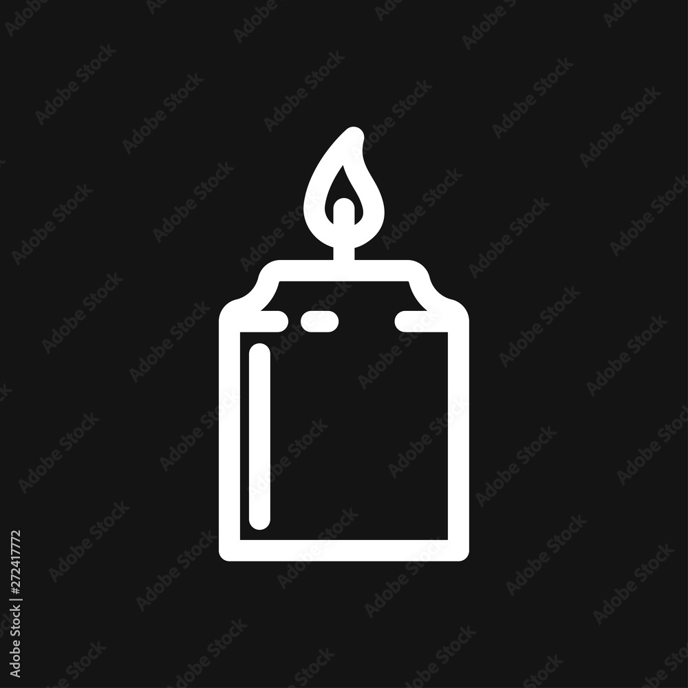 Candle vector icon. Light concept. Can be used for topics like celebration, holiday, decoration. Candles icons Candle vector icon. Light concept. Can be used for topics like celebration, holiday, decoration. Candles icons
