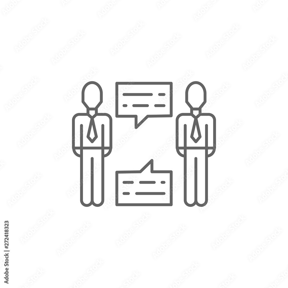 Business, networking icon. Element of teamwork icon. Thin line icon for website design and development, app development. Premium icon Business, networking icon. Element of teamwork icon. Thin line icon for website design and development, app development. Premium icon