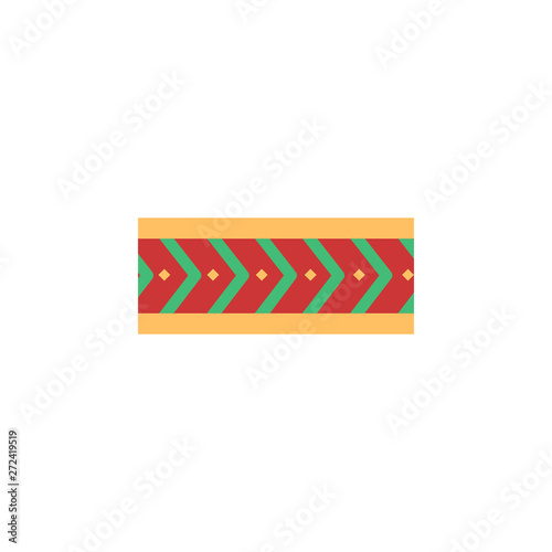 Bracelet color icon. Element of boho color icon. Premium quality graphic design icon. Signs and symbols collection icon for websites, web design, mobile app