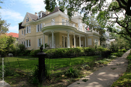 Historic Houses in Garden District of New Orleans photo