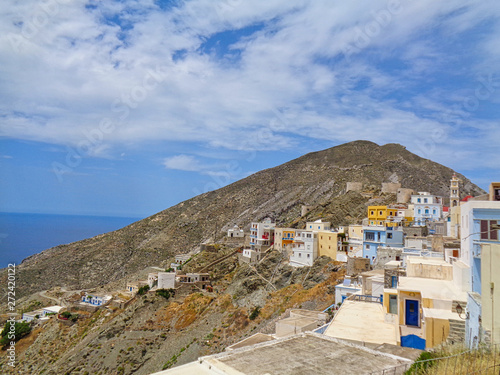 small village in the mountain of greece