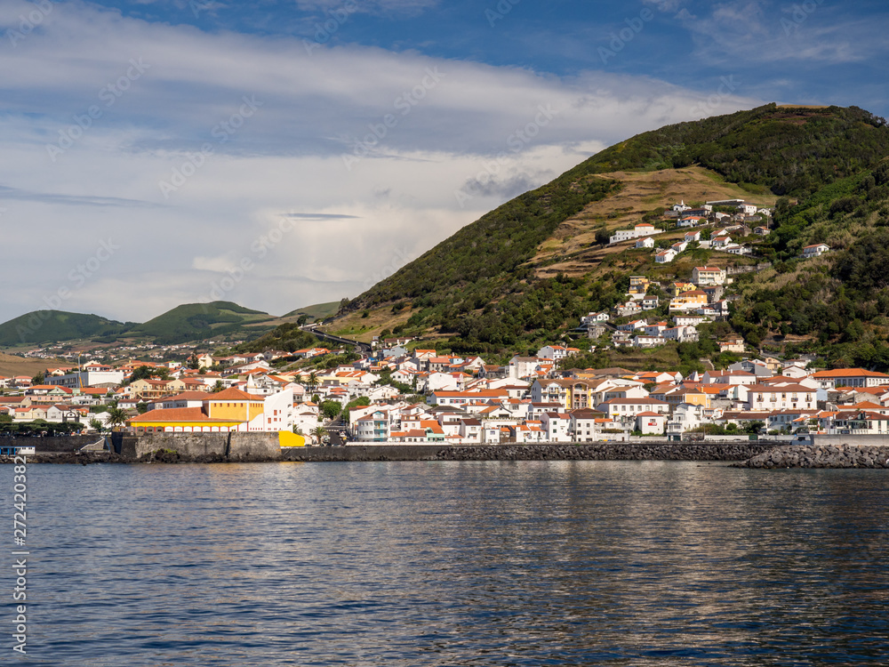 Velas port, Sao Jorge Island, Azores, Portugal