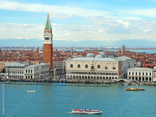 view of venice from above
