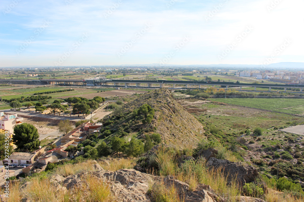 Cox en la Vega Baja del Segura - Castillo, paisaje,  montaña, sierra e Iglesia de San Juan Bautista