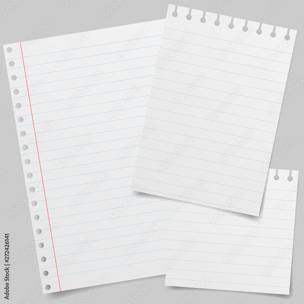 Set of square note papers. Set of square and rectangular note papers. Vertical and horizontal template design. Set of square note papers. Set of square and rectangular note papers. Vertical and horizontal template design.