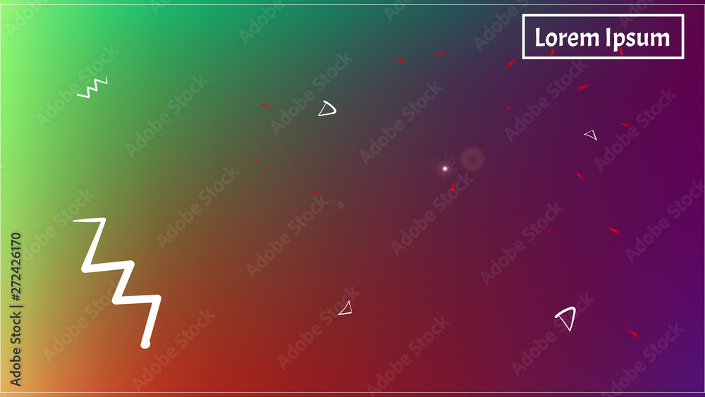 Obraz premium Plain abstract space fantasy cool. 