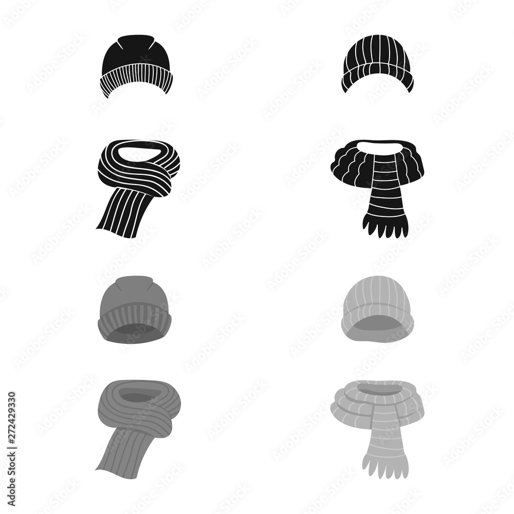 Vector illustration of clothes and texture icon. Collection of clothes and weather vector icon for stock. Vector illustration of clothes and texture icon. Collection of clothes and weather vector icon for stock.