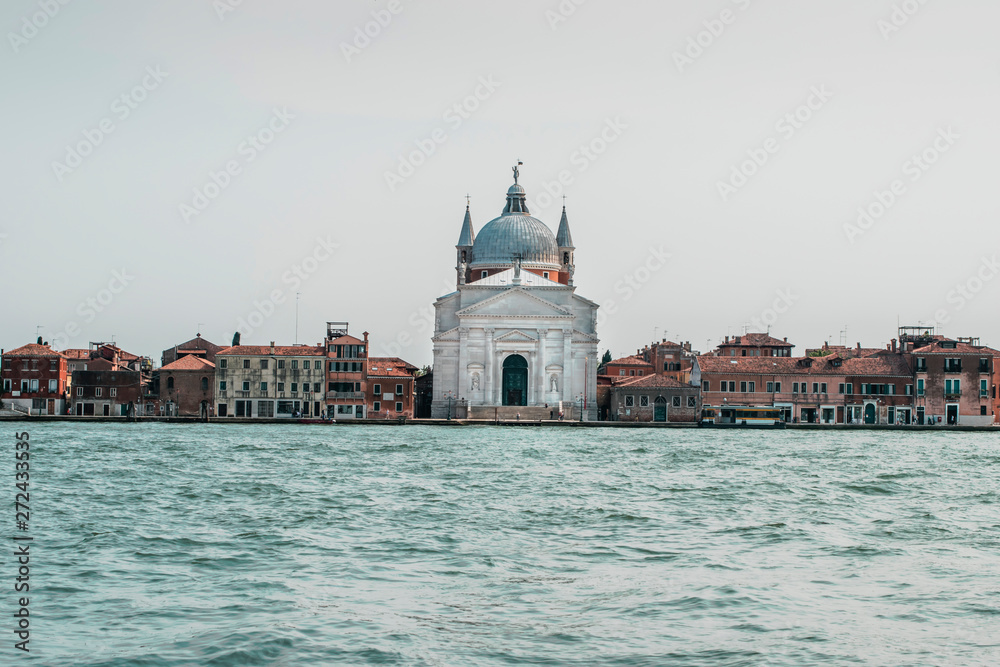 District Giudecca, beautiful Venice. Church  Santissimo Redentore