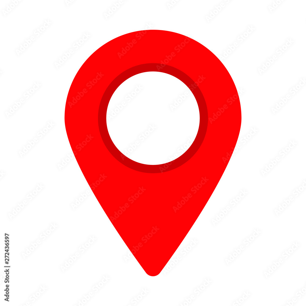 Red maps pin. Location map icon. Location pin. Pin icon vector. Red maps pin. Location map icon. Location pin. Pin icon vector.