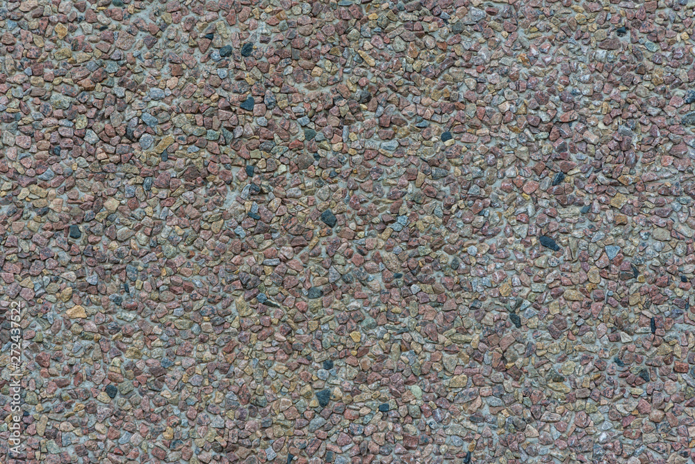 background made of a closeup of a pile of crushed stone