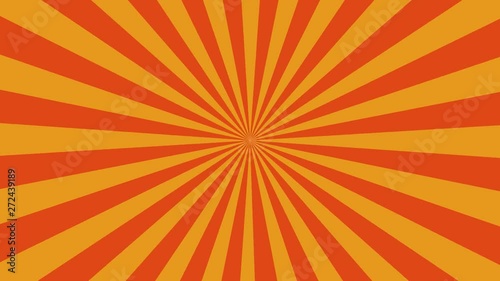 Retro striped sunburst background with grunge effect, computer generated backdrop,  