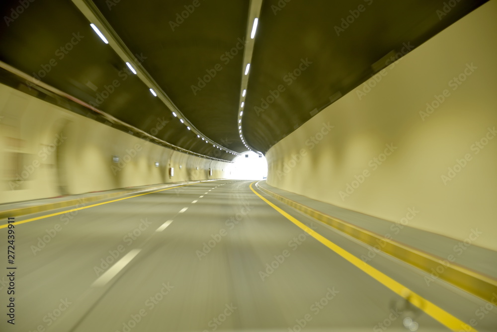 New Korfakan – Dubai, Sharjah road, Ras Al Khaimah – Fujairah, United Arab Emirates, June 4, 2019. Included many tunnels in the mountains New Korfakan – Dubai, Sharjah road, Ras Al Khaimah – Fujairah, United Arab Emirates, June 4, 2019. Included many tunnels in the mountains