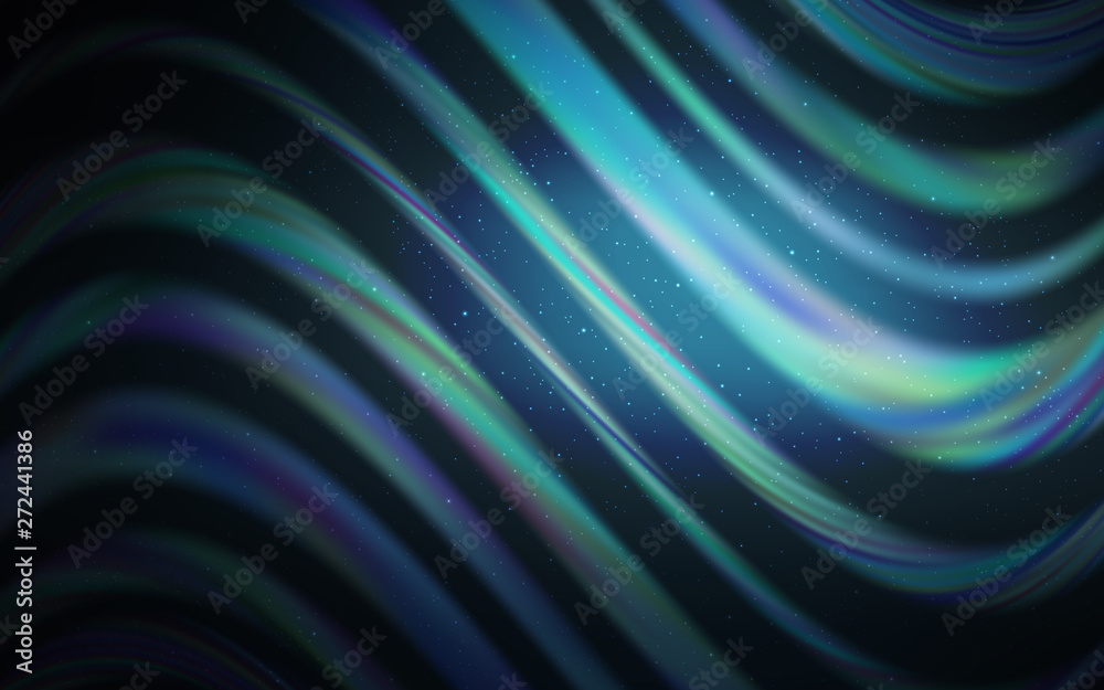 Dark BLUE vector layout with cosmic stars. Dark BLUE vector layout with cosmic stars.