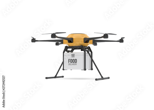 Food delivery drone concept.