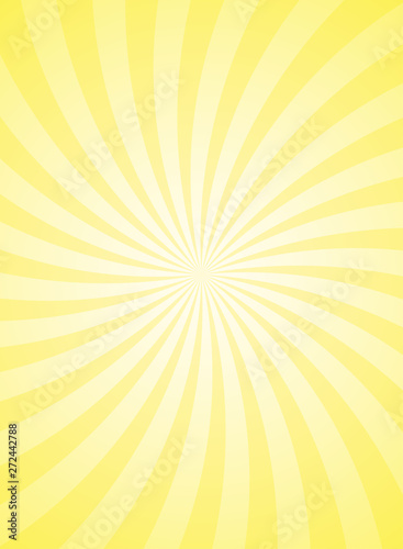 Summer bright yellow sunlight background. Vector illustration