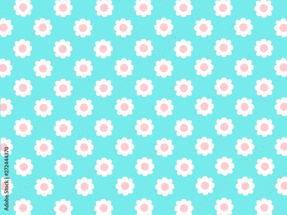 seamless pattern with flowers