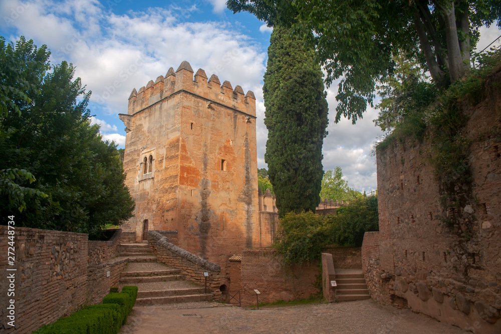Muralla de la Alhambra de Granada, Andalucía