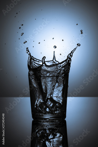 Ice Cube Drink Splash