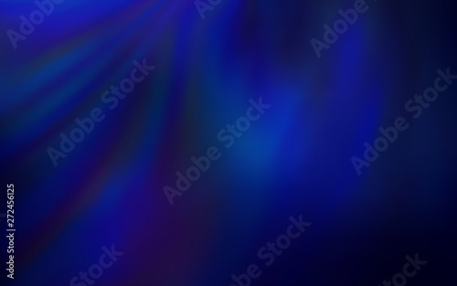 Dark BLUE vector abstract bright template.