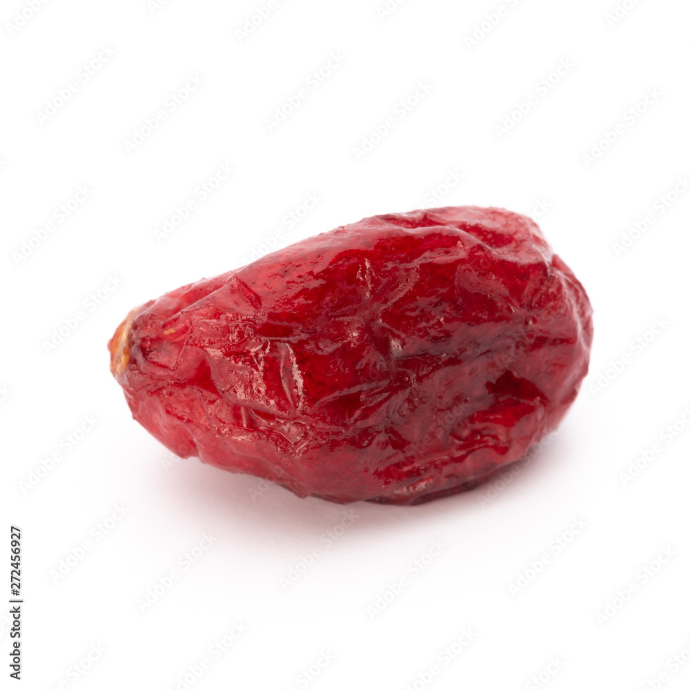 Dried cranberries isolated on white background Dried cranberries isolated on white background