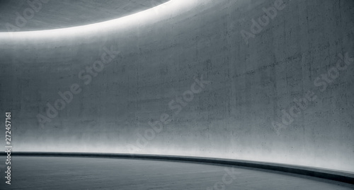 Foto blank space Concrete wall with glowing light