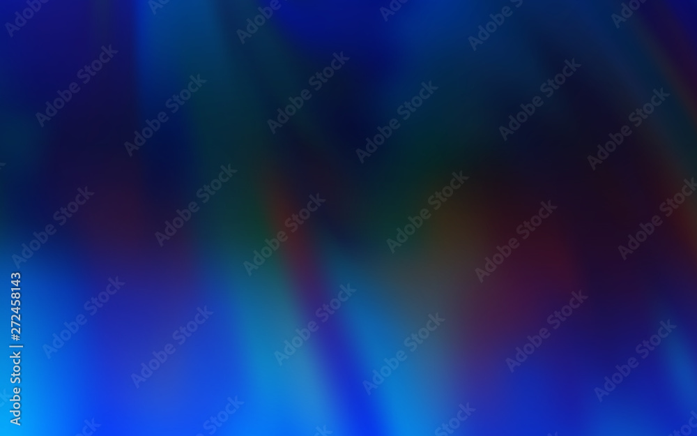 Dark BLUE vector abstract blurred layout.