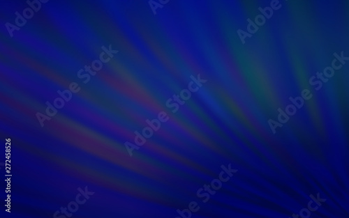 Dark BLUE vector background with straight lines.