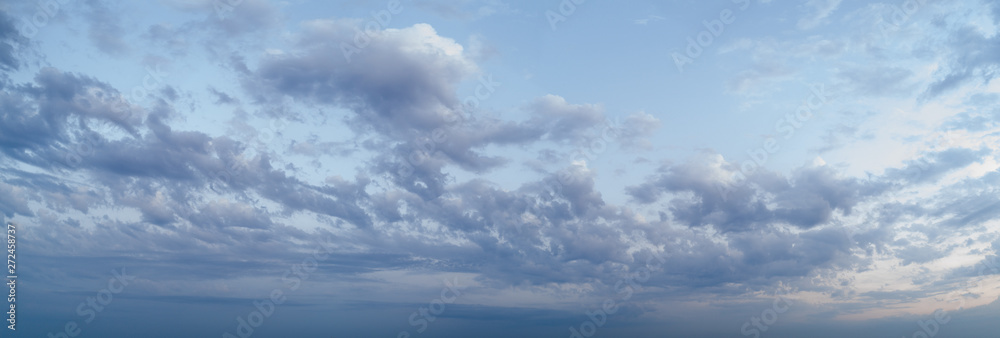 Panorama of blue sky with light clouds Panorama of blue sky with light clouds