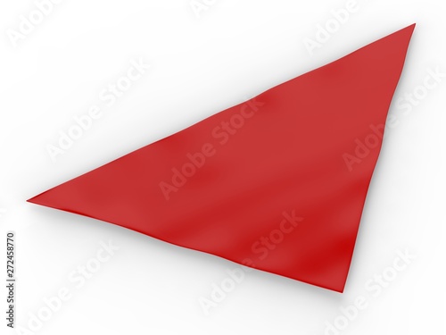 Free Download Blank headband or bandana for branding mockup. 3d render illustration. - GFXLoad