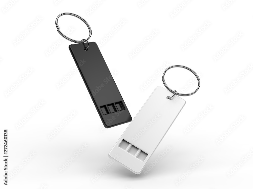 Blank LED Torch Key Ring for mock up. 3d render illustration. Blank LED Torch Key Ring for mock up. 3d render illustration.