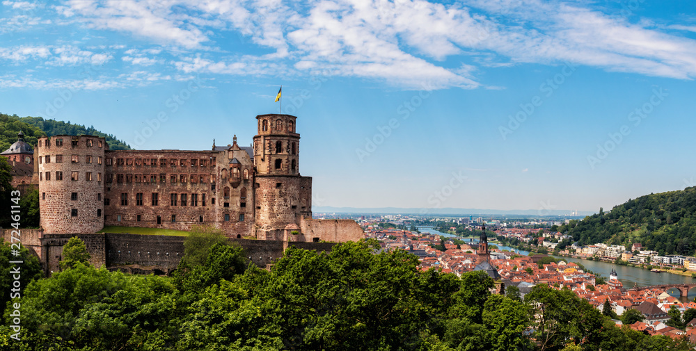 Panoramablick über Heidelberg