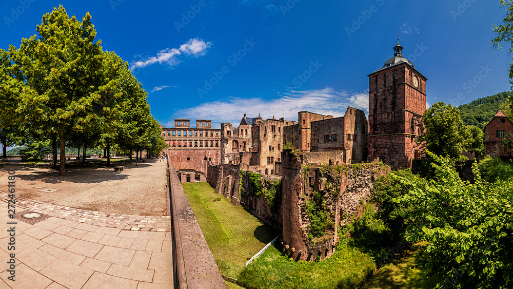 Panorama 2 Schloss Heidelberg