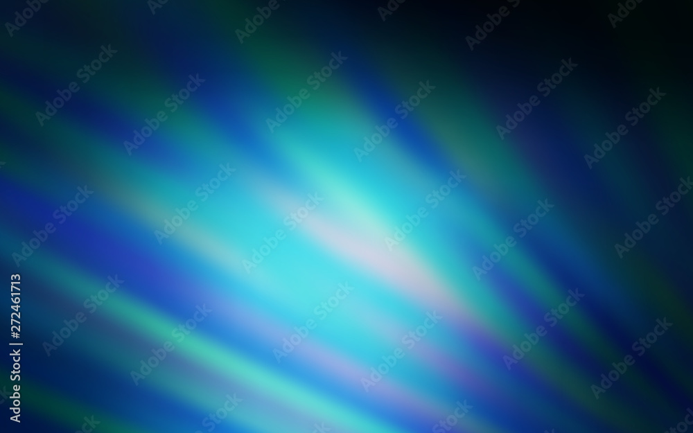 Dark BLUE vector pattern with sharp lines. - obrazy, fototapety, plakaty 