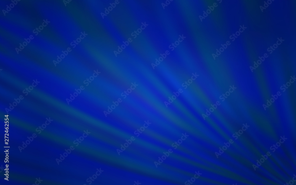 Fototapeta premium Dark BLUE vector background with stright stripes.