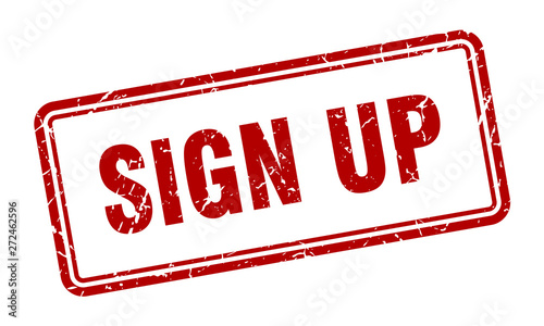 sign up stamp
